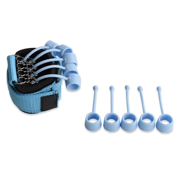 Ejercitador extensor de dedos y manos con banda de resistencia, fortalecedor de entrenamiento de extensión de flexión de dedos Jadeshay A