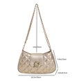 thumbnail image 5 of Bolsa De Hombro Bolso De Hombro Compuesto Transpirable Hilo Bordado Cadena De Rombos Ocio Diario Likrtyny Para Estrenar, 5 of 5