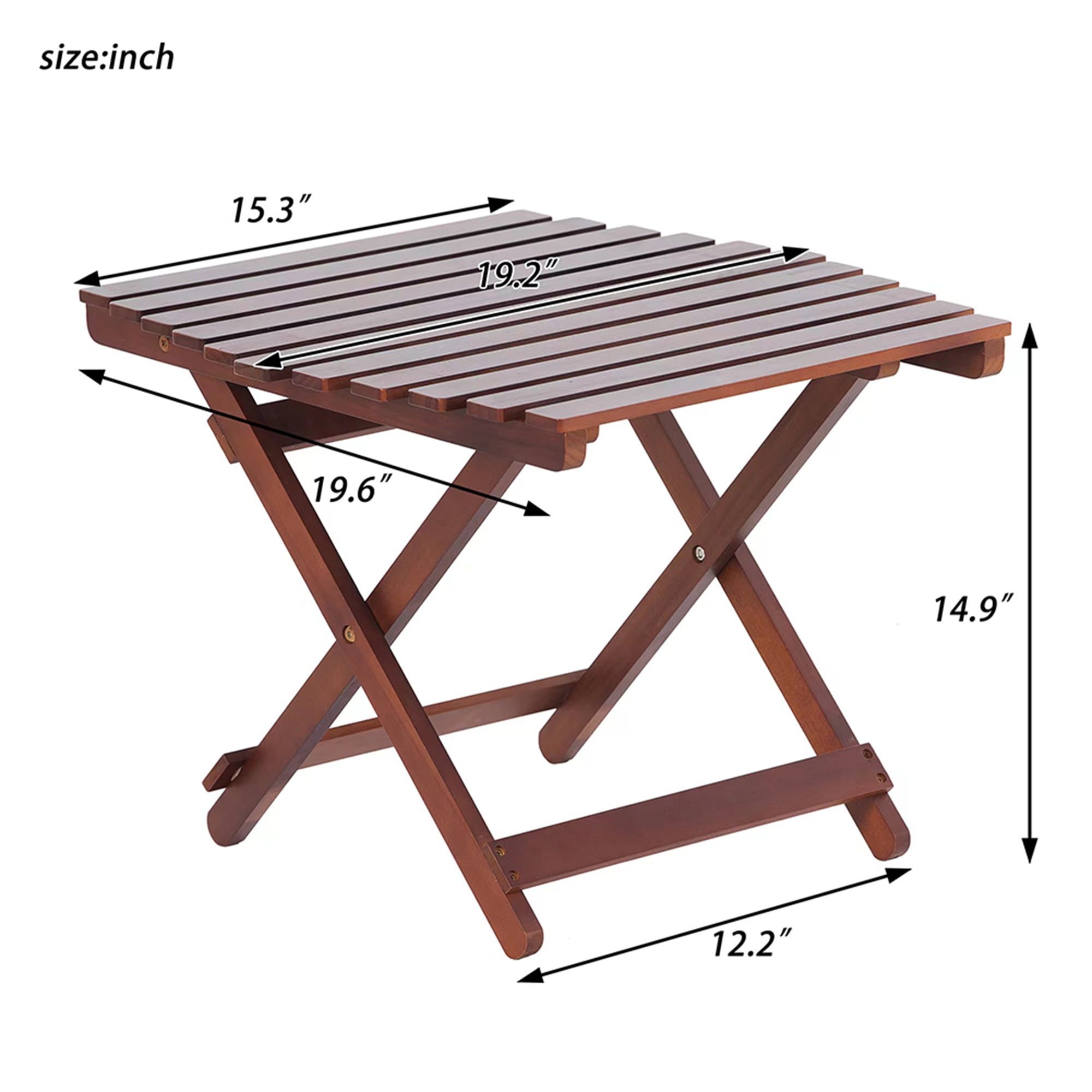Aimee Lii Outdoor Folding Side Table for Patio, Garden & Camping - Coffee & Dining End Tables Aimee Lii Outdoor Folding Side Table for Patio, Garden & Camping - Coffee & Dining End Tables