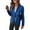 Blue, variant on Women's Faux Suede Jackets 2025 Spring Fall Clothes Long Sleeve Open Front Cropped Coat Outwear