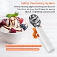 thumbnail image 5 of NEWEST Heated Ice Cream Scoop, Rechargeable Electric Ice Cream Scoop, Maximum Heating up to 158℉ for Hard Ice Cream (White), 5 of 8