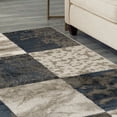 thumbnail image 6 of Superior Brentwood 4' x 6' Area Rug, Modern Abstract Rugs for Living Room Bedroom, Black, 6 of 6