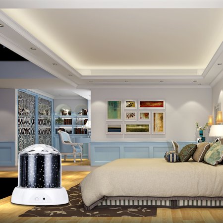 Rotating Led Starlight Projector Lamp Colorful Sky Star Romantic Starry Night Light For Bedroom Home Decoration