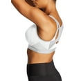 Women's Champion Motion Control Zip Front Sports Bra White 34C