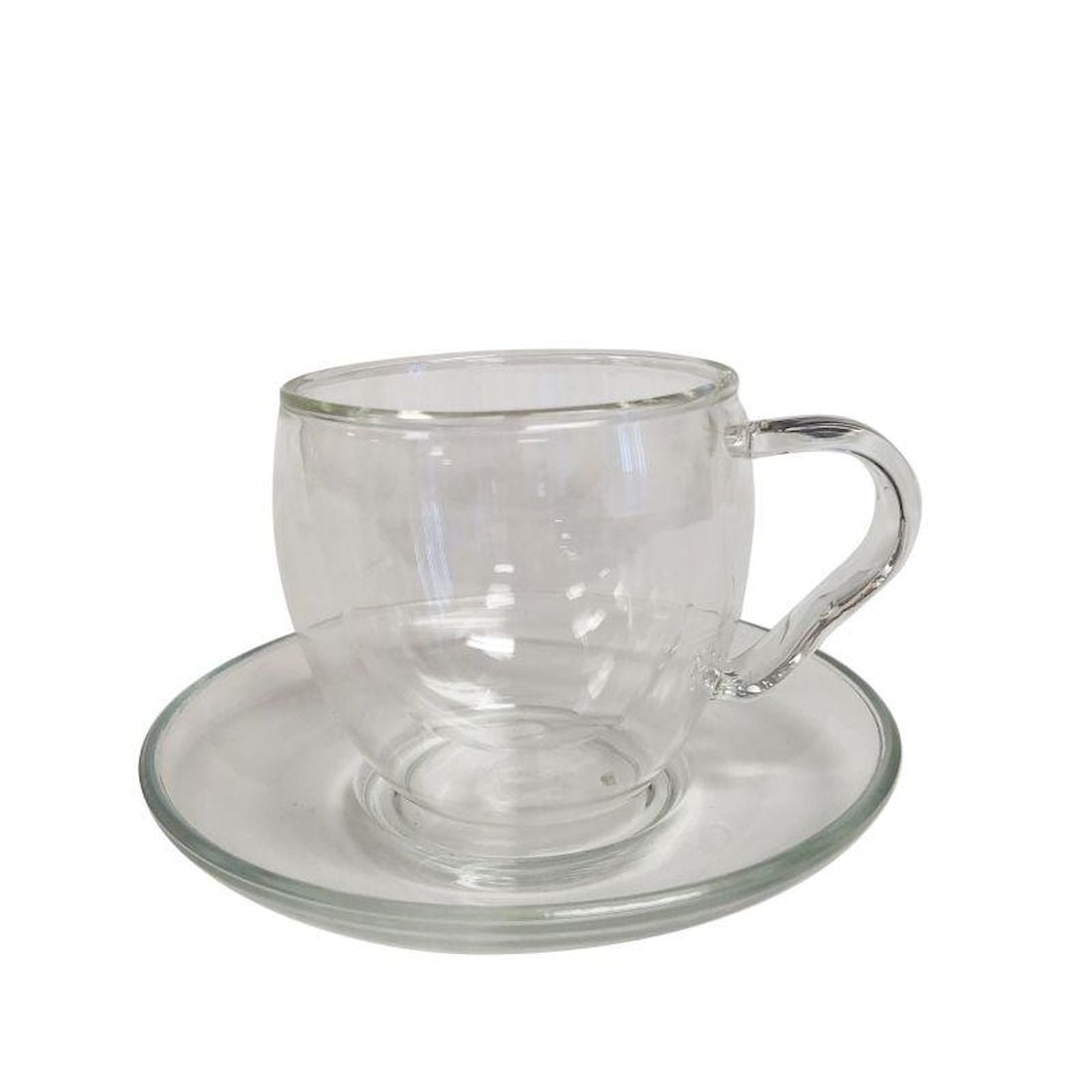 Double Wall Espresso Cup & Saucer