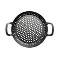 thumbnail image 2 of Tramontina Churrasco BBQ 12-Inch Carbon Steel Round Grill Pan, Perforated, Oven-Safe, 2 of 4