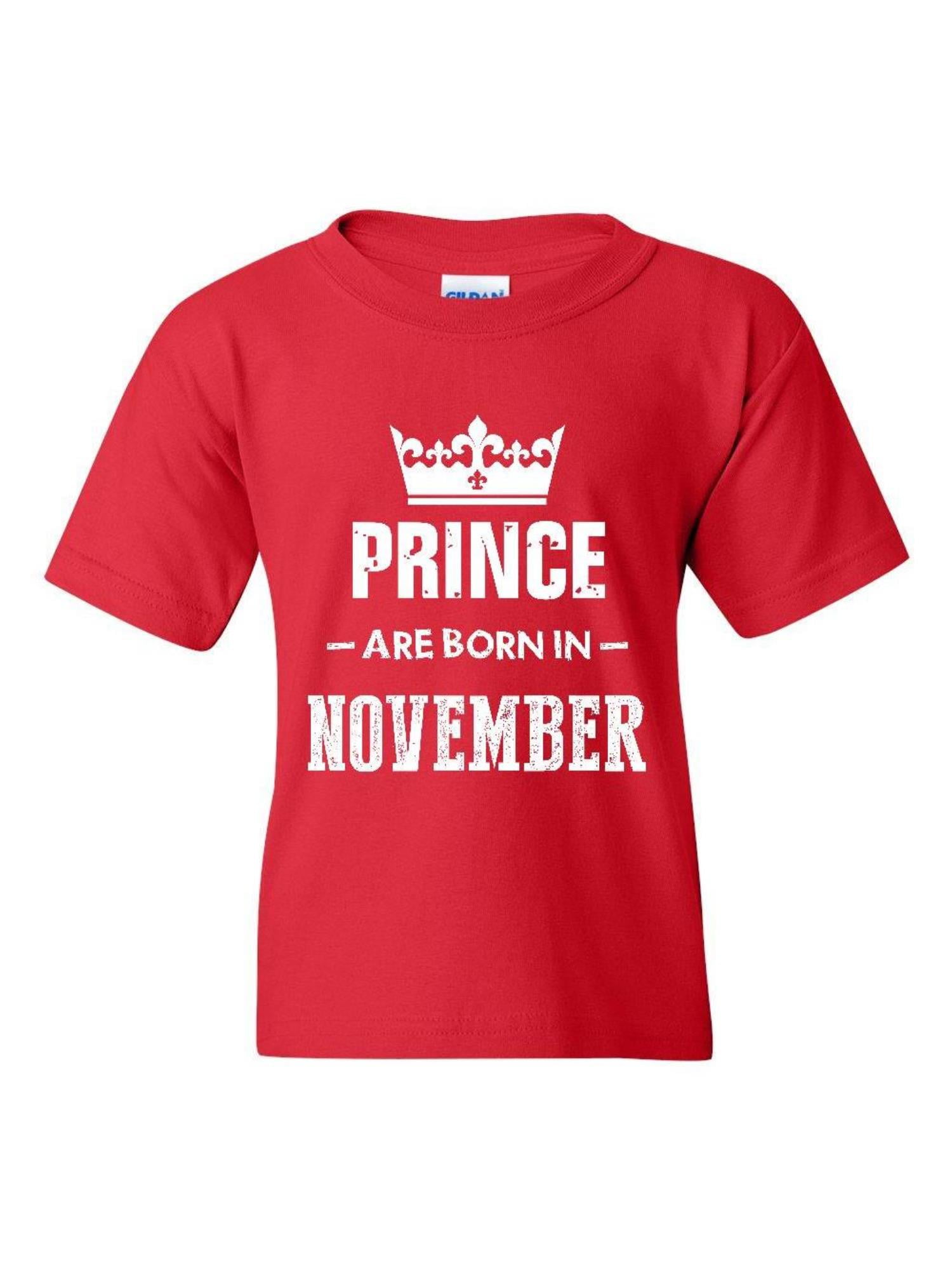 Prince Boys T Shirt Kids T-Shirt Perfect Gift Birthday Present 