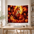 thumbnail image 5 of Moon Stars Composed with Entirely Leaves Glowing Full, Mystical Fantasy for Space Lovers, Galaxy Room Decor, Mother'S Day Gift, Tapestry Wall Hanging for Bedroom and Dorm, 5 of 7