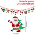 thumbnail image 3 of Guirnalda de pancartas navideñas, decoración navideña para el hogar, adornos para árboles de Navidad 2024, regalos, Navidad Noel, feliz año nuevo 2025, 3 of 5