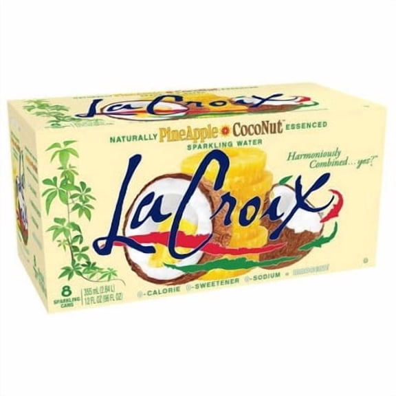 La Croix Pineapple Coconut Sparkling Water - 8pk/12 fl oz Cans