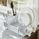 thumbnail image 5 of Estante para platos KitchenAid Compact de alambre satinado con escurridor gris, 5 of 8