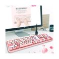 thumbnail image 3 of Universal Cute Portable Wireless 2.4Ghz Keyboard Mouse Set for Office Computer - Black, 3 of 5