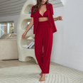 thumbnail image 1 of Vedolay Sleepwear For Women Pajama Set Pajamas for Women Silk Sleepwear Soft Lingerie Satin Cami Shorts Set Nightwear,C S, 1 of 5