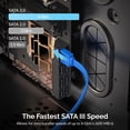 thumbnail image 4 of SABRENT SATA III (6 Gbit/s) Right Angle Data Cable with Locking Latch for HDD / SSD / CD and DVD Drives (3 Pack - 20-Inch) in Blue (CB-SRB3), 4 of 4