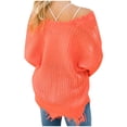 thumbnail image 2 of Babysbule Women's Fashion Sweater Fashion Womens Casual Knitted Pullover Sweater Long Sleevel Tops Blouse Sweater, 2 of 4