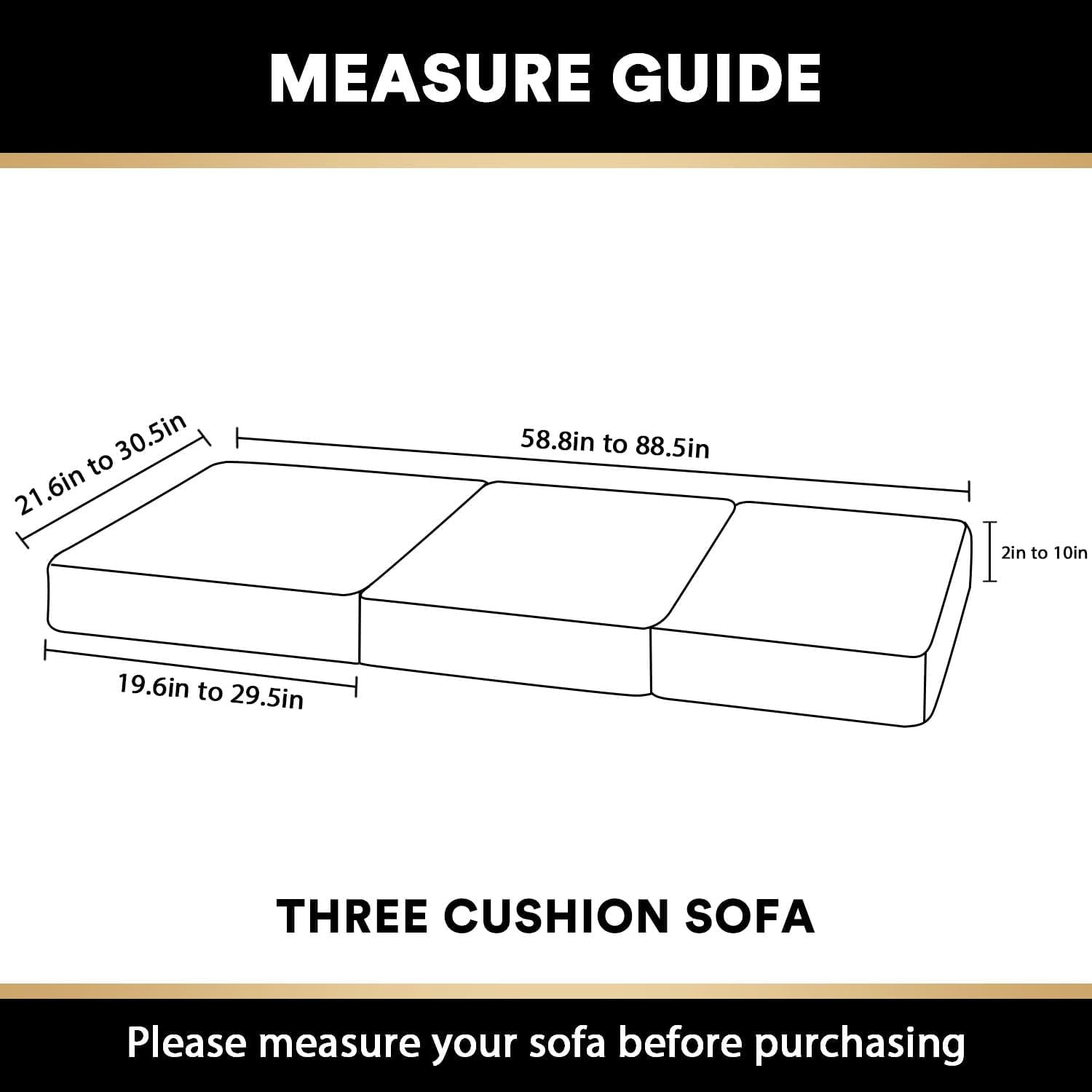 Velvet Stretch Couch Cushion Cover Plush Cushion Slipcover for Chair Sofa Cushion Furniture Protector Seat Cushion Sofa Cover Set of 3