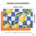 thumbnail image 6 of Yayeee Doormat for Indoor Entrance 32" x 20" Non Slippery Floor Rug, Lemon Checkered, 6 of 8