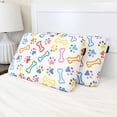 thumbnail image 6 of Imaginarium Memory Foam Fun Pillow for Kids and Adults with Cool-to-the-Touch Cover, Standard/Queen, Dog Bones, 2 pack, 6 of 7