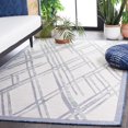 thumbnail image 3 of SAFAVIEH Cabana Tylar Diamond Indoor/Outdoor Area Rug, Ivory/Navy, 9' x 12', 3 of 11
