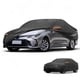 thumbnail image 1 of Funda para Coche Impermeable Unique Bargains para Todas las Climas Protección Solar Lluvia Cubierta Exterior Completa para Toyota Corolla Película de Aluminio Negra con Franjas Reflectantes, 1 of 1