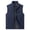 Navy, variant on Men's Utility Vest Solid Color Lapel Design Multi-Pocket Sleeveless Thin Lightweight Breathable Summer Outdoor Casual Work Waistcoat