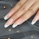 thumbnail image 3 of Uñas francesas largas y brillantes, cobertura completa desnuda Natural, uñas artificiales de plástico, puntas de uñas DIY, manicura, uñas de bailarina Xemadio HMHZ200, 3 of 7