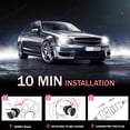 thumbnail image 5 of Light Bulbs Fit for Ford Crown Victoria 1998-2011, 9007 High Low Beam High Performance LED Headlight Bulb Combo, 6000K White Light, Pack of 2, 5 of 12