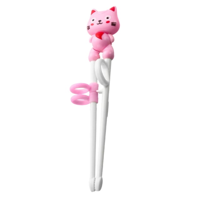 Less Than 5 Tableware Children's Plastic Chopsticks Children's Stainless Eating Training Chopsticks Children's Right Hand Learning Chopsticks