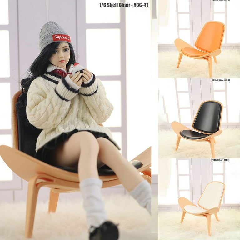 Jiaou Doll Action Figure Swivel Chair Sofa Model Accessory 1/6