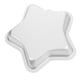 thumbnail image 2 of Molde para pastel en forma de estrella, cinco puntas, aluminio antiadherente, para decorar pasteles. Ideal para cumpleaños, aniversarios, bodas y fiestas. Molde para hornear pasteles. Color plata., 2 of 7