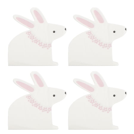 20 Sheets Easter Rabbit Paper Towel Disposable Napkin Kids Party Favor Supplies