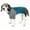 Teal, variant on Pet Life ® Active 'Hybreed' 4-Way-Stretch Fitness Performance Dog T-Shirt