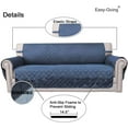 thumbnail image 3 of Easy-Going Reversible Sofa Slipcover Water Resistant Couch Cover, Oversized Sofa, Dark Blue/Light Blue, 3 of 7