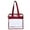 Red, variant on Vikakiooze Pvc Transparent Wash Travel Shoulder Bag Portable Storage Bag