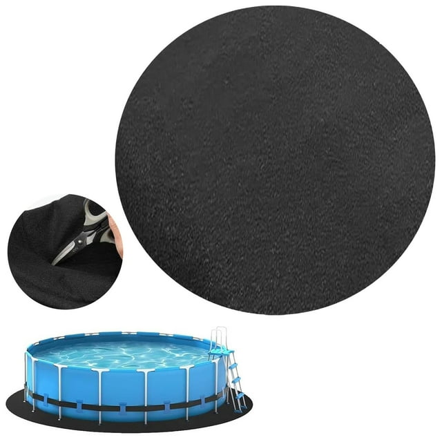 IMENGL Diameter 370 Cm Pool Underlay Non Slip Underlay Round Pool Underlay Outdoor Swimming Pool Mat Pool Groundsheet Foldable Underlay Round Amp Car,Amp Steps,Big Lots Pools,Fun Adult Games,5-chann