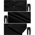 thumbnail image 5 of Pantalones Casual Negros Ajustados para Hombre, Estilo Delgado y Entallado, 5 of 5