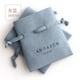 thumbnail image 3 of 100 Uds. Bolsas de joyería de terciopelo con diseño de logotipo personalizado, embalaje para pequeñas empresas, pendientes de anillo de microfibra con cordón, bolsas de regalo para dulces, 3 of 5
