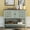 Green, variant on Buffet Sideboard Table, 46" Console Table with 4 Drawers and Cabinets, 1 Storage Shelf, Solid Wood Espresso Contemporary Sofa Table