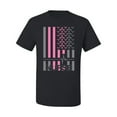 thumbnail image 2 of Nurse Flag Heartbeat Hero Caregiver Nurse Gift | Mens Independence Day Graphic T-Shirt, Black, Small, 2 of 4