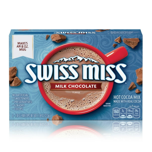 Swiss Miss Classics Milk Chocolate Hot Cocoa Mix 8 Packets Walmart