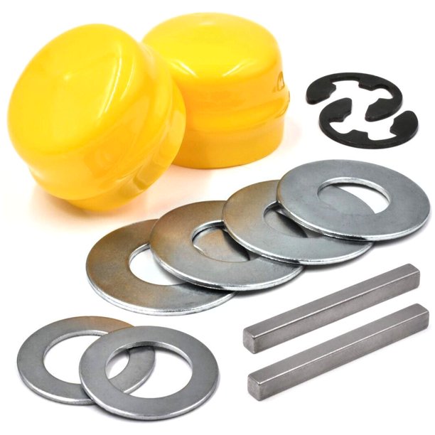 Kit de llave y hardware para eje de rueda trasera con interruptor HD compatible con John Deere D100 D105 D110 D120 D125 D130 D140 D150 D160 D170 - E100 E110 E120 E130 E140 E150 E160 E170 E180 102 105