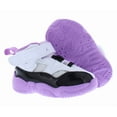 thumbnail image 4 of Nike Jumpman Two Trey Infant/Toddler Shoes Size 7, Color: White/Black/Barely Grape, 4 of 5