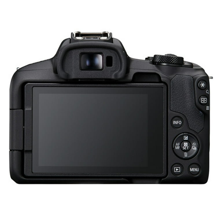 Canon EOS R50 Black Mirrorless Camera Bundle with RF-S 18-45mm, EF