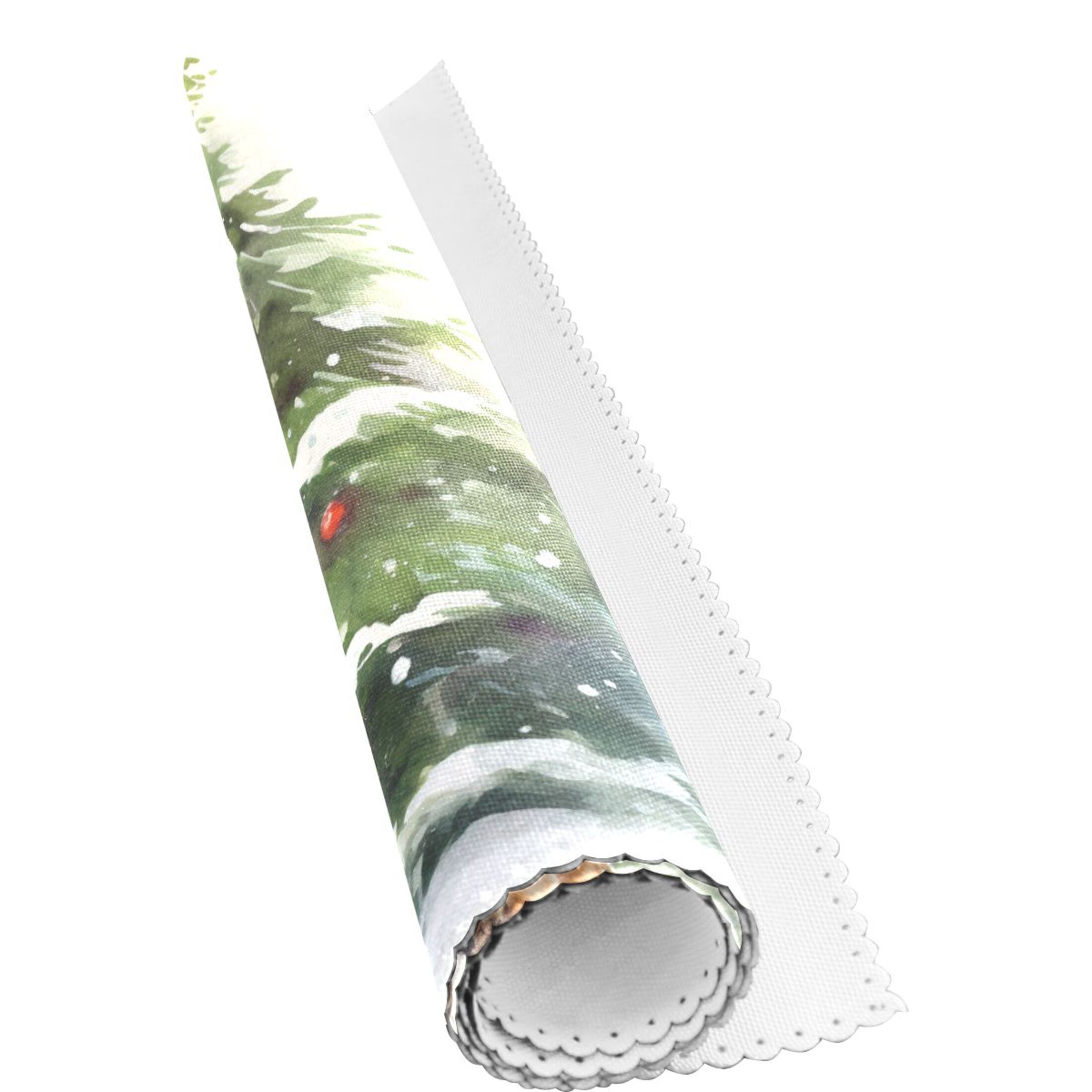 Christmas Trees Deer Snow 12×18 inch Placemats Heat Resistant Washable Foldable Rectangular Placemats Set Decoration Indoor Outdoor for Kitchen Dining Table 6PCs