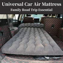 SUV Backseat Air Mattress - Inflatable Car Bed with 12V Pump and 2 Pillows for Travel