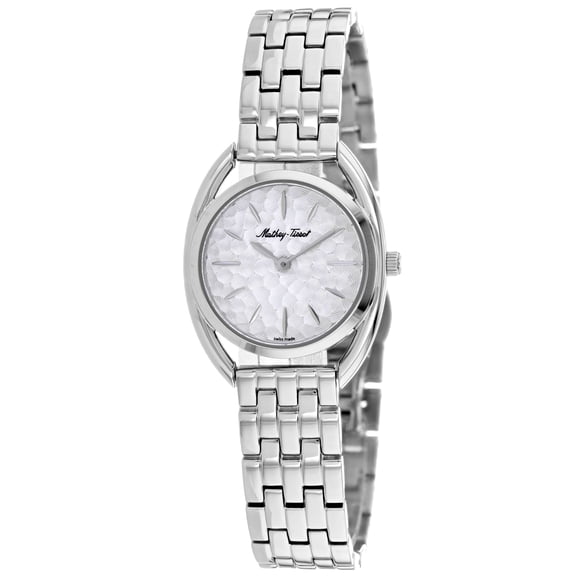 Mathey Tissot Women's Saphira Silver Dial Watch - D933AI