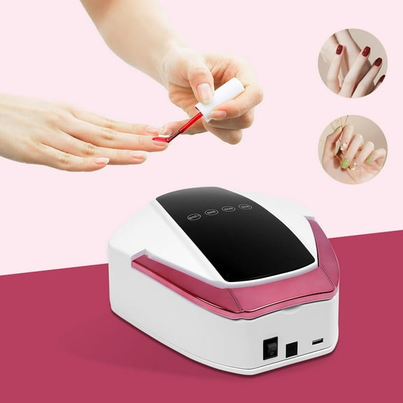 SHZICMY 96W Cordless LED/UV Nail Lamp Gel Polish Nail Light Dryer Rechargeable Timeable