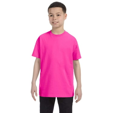 Gildan Boy's Crewneck Short Sleeve Cotton T-Shirt