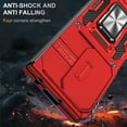 thumbnail image 6 of For Samsung Galaxy Z Fold 5 Case with Hinge Protection and 360°Rotate Ring Magnetic Kickstand, [Military Grade anti-Drop],Hard Back & Soft Edge Slim Protective Case for Galaxy Z Fold 5,Red, 6 of 8
