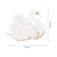 thumbnail image 3 of Miangastore Swan Shape Embroidery Patch Sewing Craft Decoration Diy Embroidered Applique, 3 of 8